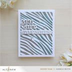 Altenew Playful Stripes Stencil alt10879 zebra