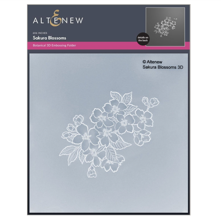 Altenew Sakura Blossoms Embossing Folder alt11377