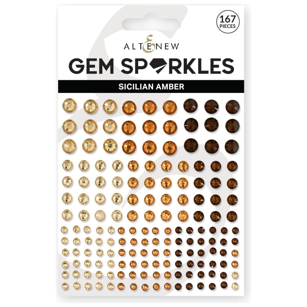 Altenew Sicilian Amber Gem Sparkles Embellishments alt10254