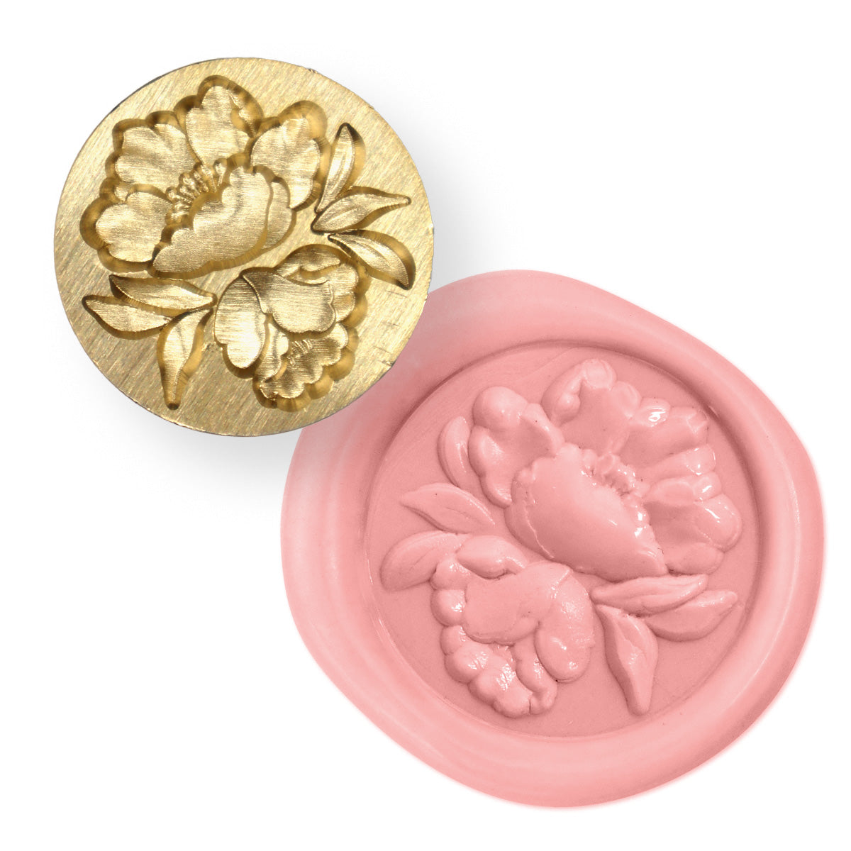 Altenew Soft Peonies Wax Seal Stamp alt10706