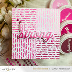 Altenew Squiggly Lines Background Stencil alt10594 pink