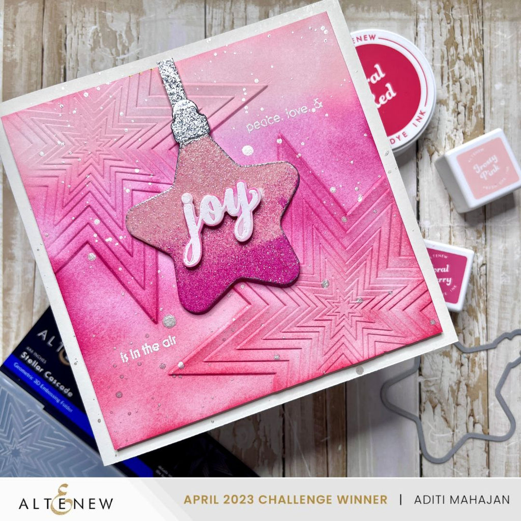 Altenew Jolly Ornaments Hot Foil Plates alt8218 star