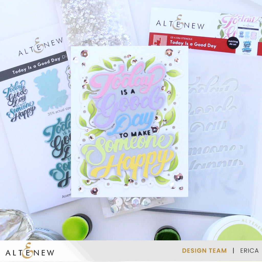 Altenew Stellar Sequins Dazzling Diamond alt10633 happy