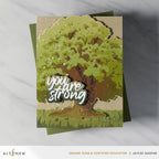 Altenew Stencil Art Strong Oak Add-On Dies alt10754 strength