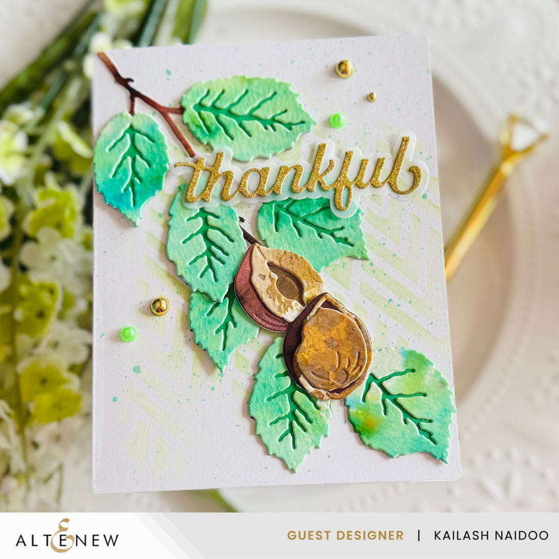 Altenew Stylish Greetings Dies alt10445 thankful