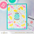 Altenew Sugar Rush Clear Stencils and Die Set cake