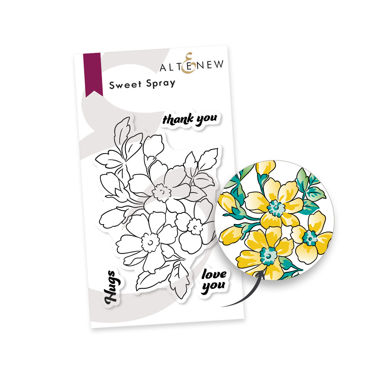 Altenew Sweet Spray Clear Stamps alt8333