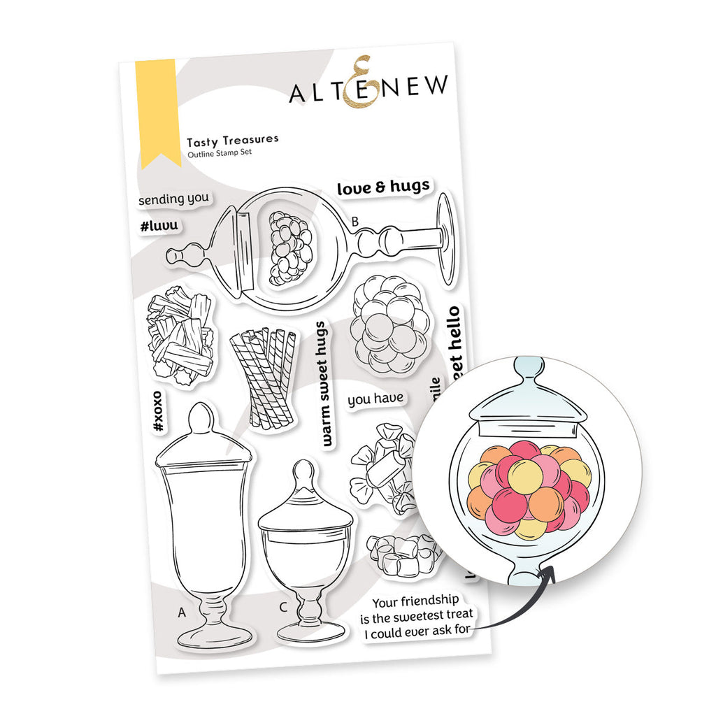Altenew Tasty Treasures Clear Stamps alt10360