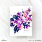 Altenew Thistle Floret Fresh Dye Ink Pad alt11469 just a note flowers card