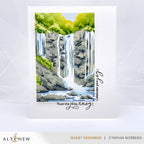 Altenew Tranquil Greetings Clear Stamp and Die Set