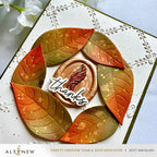 Altenew Warm Gold Wax Beads alt10524 leaves