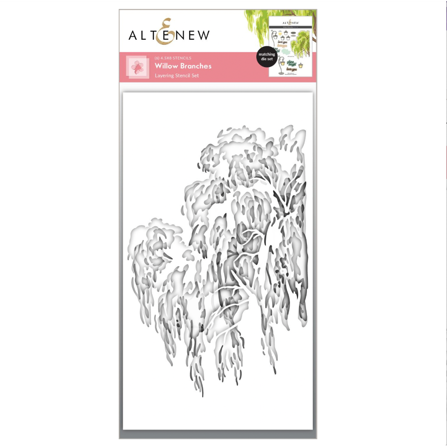 Altenew Willow Branches Layering Stencils alt10729
