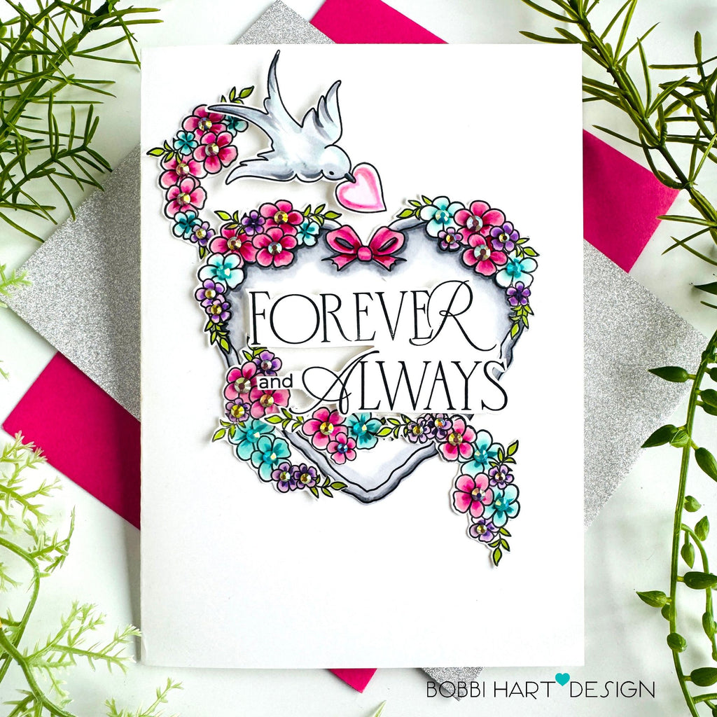 Simon Says Stamp Always and Forever Companions Wafer Dies 1246sdc To Be Loved Valentine's Day Card | color-code:ALT02