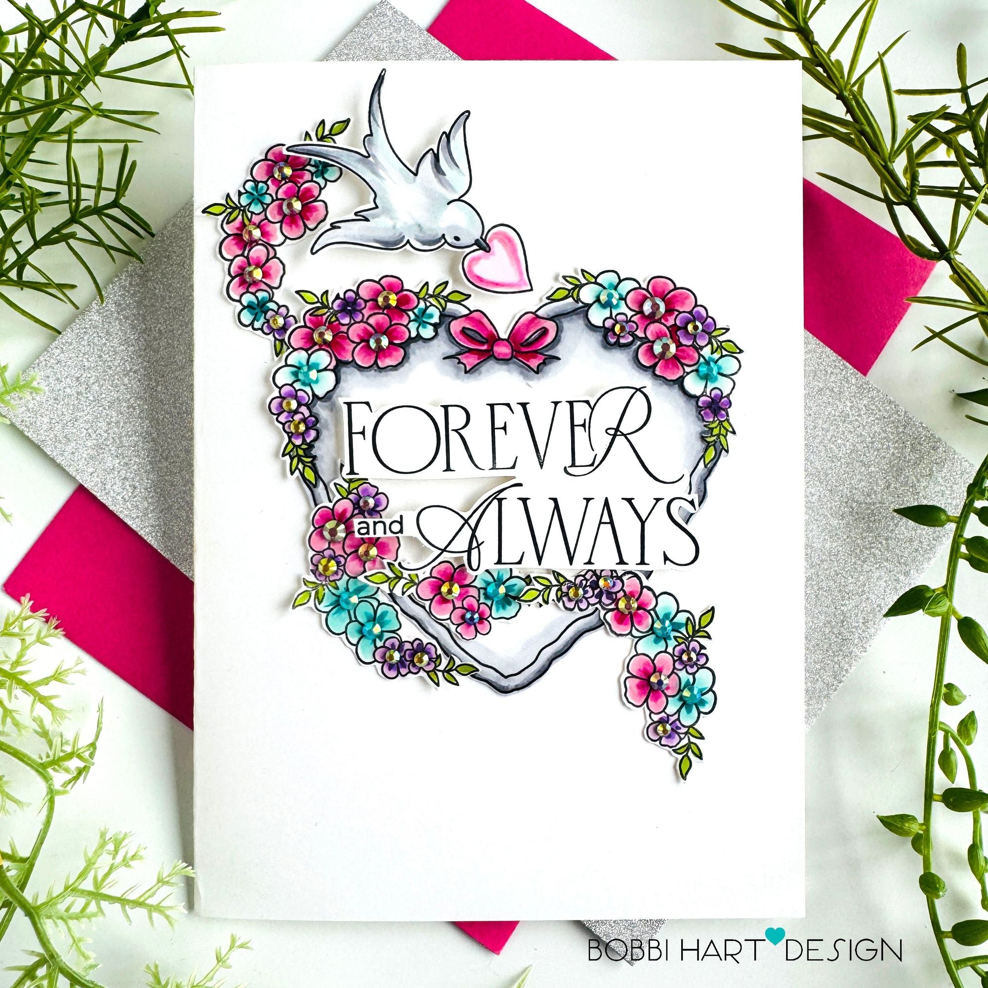 Simon Says Stamp Always and Forever Companions Wafer Dies 1246sdc To Be Loved Valentine's Day Card | color-code:ALT02