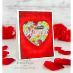 Simon Says Stamps and Dies Always and Forever set912af To Be Loved Valentine's Day Card