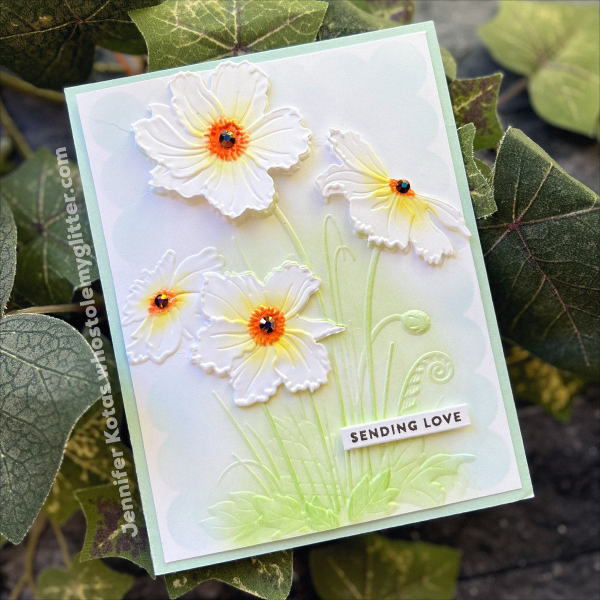 Simon Says Stamp Embossing Folder And Dies Anemone Cluster sfd331 Out Of This World