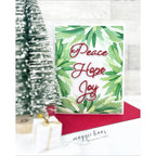 Simon Says Stamp Set of 3 Stencils Angel Wings 1106stc And Everything Nice Christmas Card