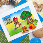 Simon Says Stamp Apple of My Eye Wafer Dies 1348sdc STAMPtember Friend Card