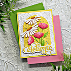 Simon Says Stamp Arctic Poppies Wafer Dies s1009 Friend Like You Celebrate Card | color-code:ALT07