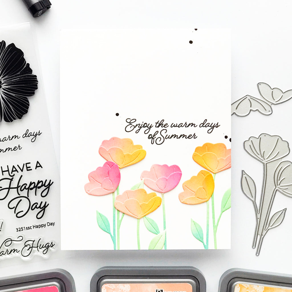 Simon Says Stamp Arctic Poppies Wafer Dies s1009 Friend Like You Summer Card | color-code:ALT03