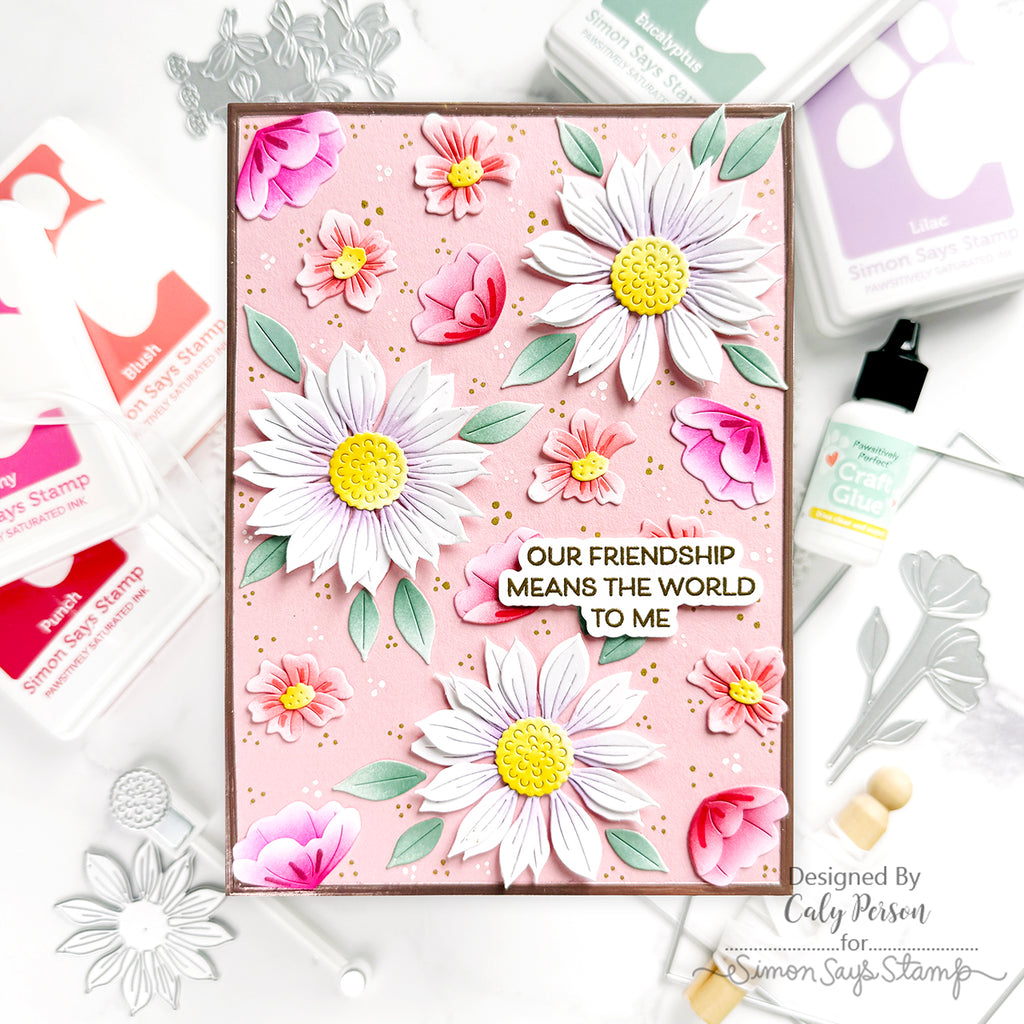 Simon Says Stamp Arctic Poppies Wafer Dies s1009 Friend Like You Friend Card | color-code:ALT06