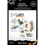 Arden Creative Studio Been There Rub On Transfer Set acsro0008