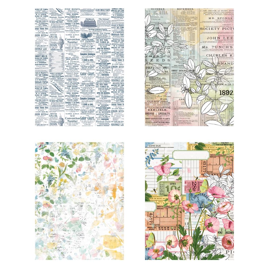 Arden Creative Studio Field Notes 6x8 Decoupage Paper acsdp0003 image 1