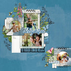 Arden Creative Studio Field Notes Solids 12x12 Paper Pad acspp0018 scrapbook page