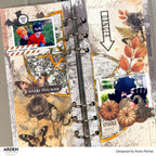 Arden Creative Studio Wicked Woods Epoxy Stickers acses0003 spiderweb pumpkins leaves tricks this way journal katie pertiet