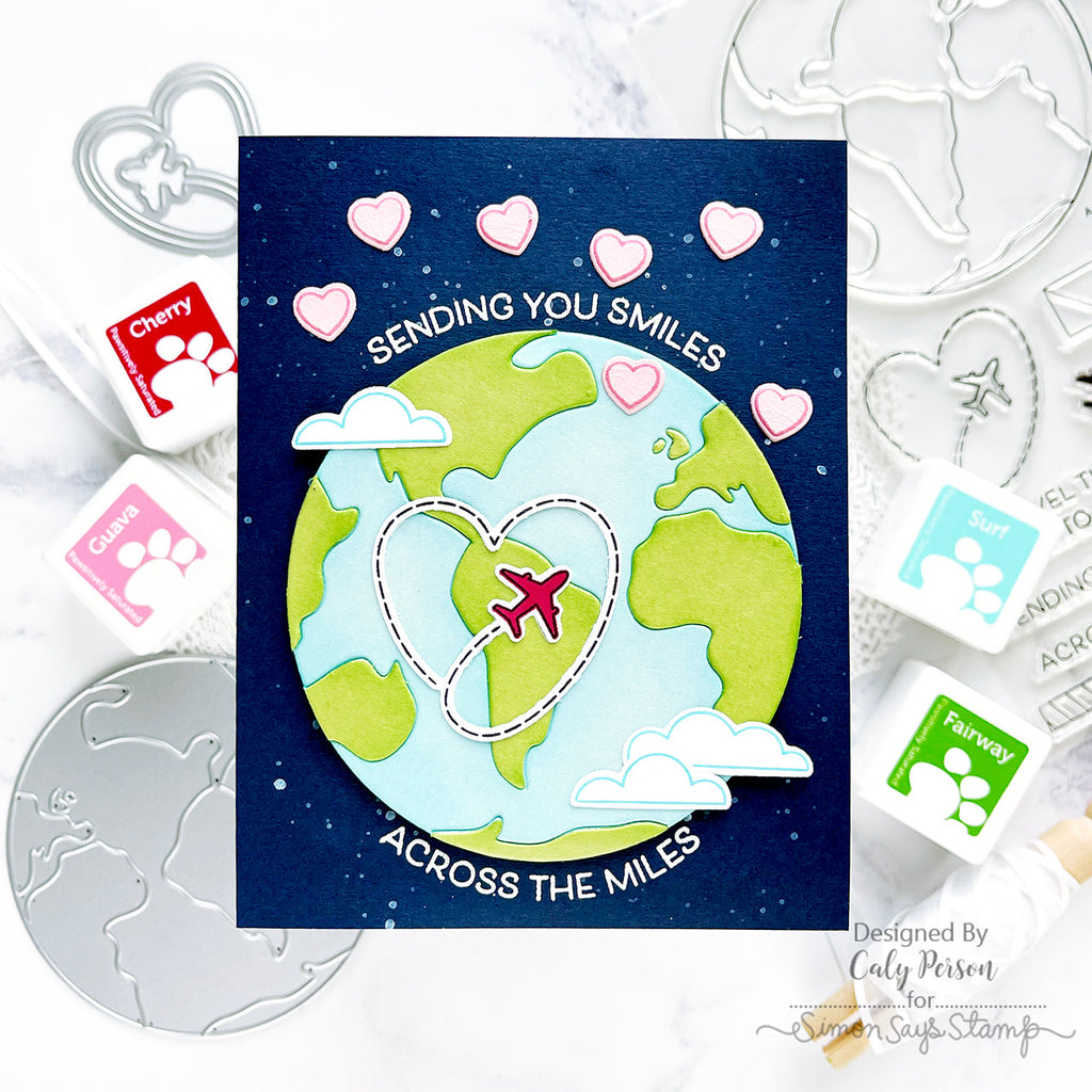 Simon Says Clear Stamps Around the World 2063ssc Sunny Vibes Sending Smiles Card | color-code:ALT04