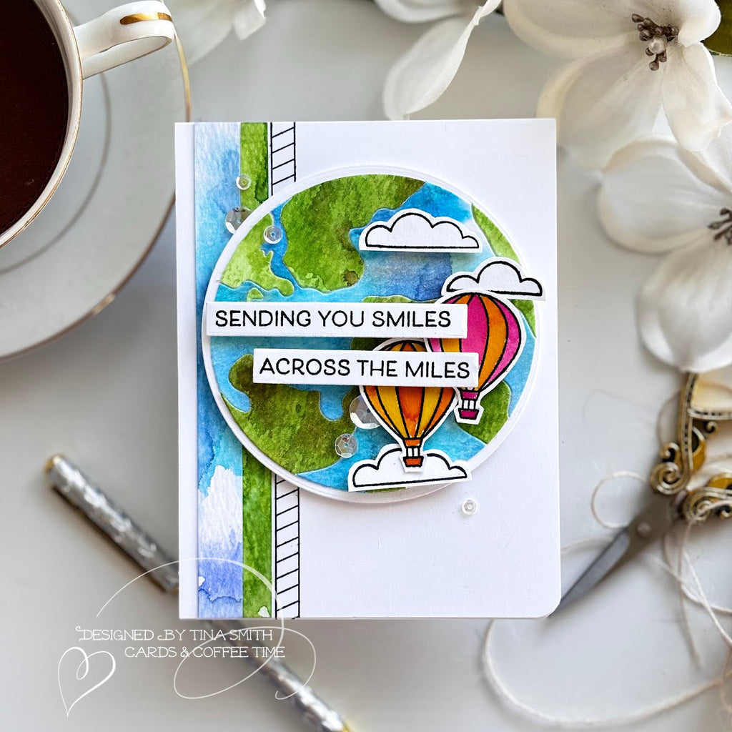 Simon Says Clear Stamps Around the World 2063ssc Sunny Vibes Sending Smiles Card | color-code:ALT01