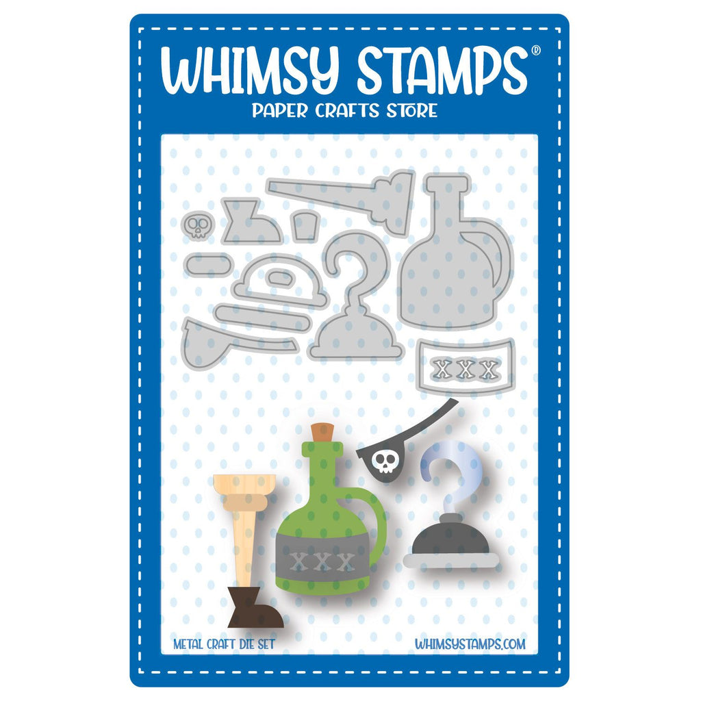 Whimsy Stamps Arrgh Accessories Dies wsd210*