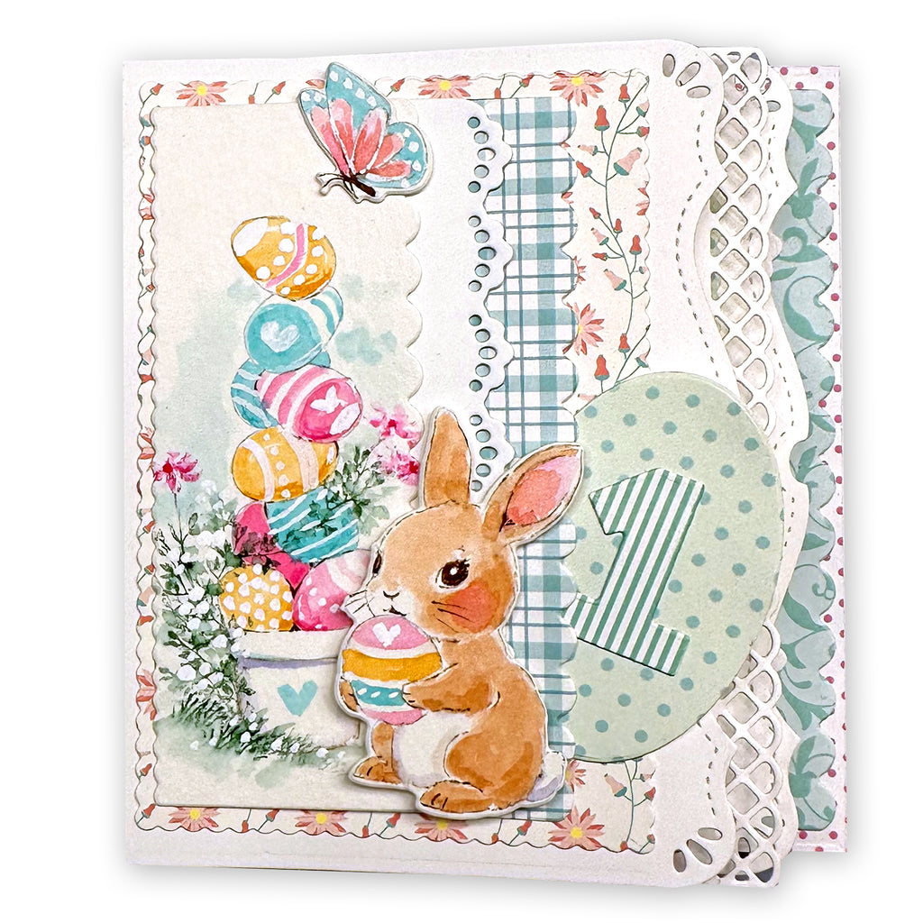Art Impressions Bunny Hugs Stamp and Die Set 6008 1