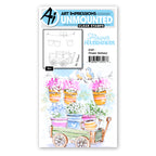Art Impressions Flower Foundations Delivery Stamps 6197