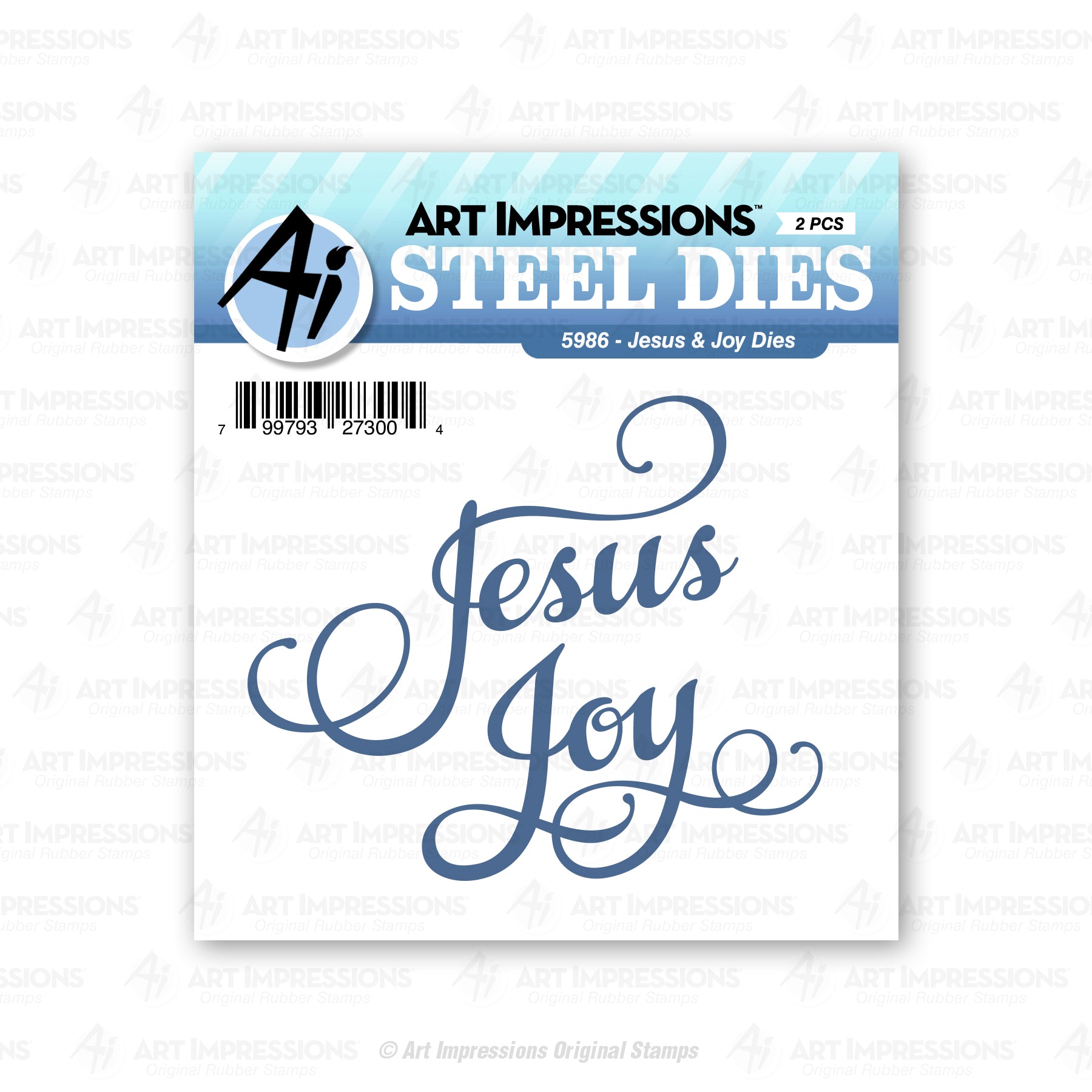 Art Impressions Jesus and Joy Dies 5986