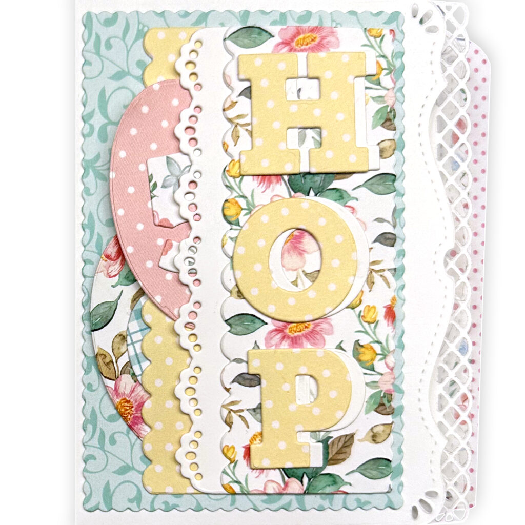 Art Impressions Large Letter Dies 5910 Hop