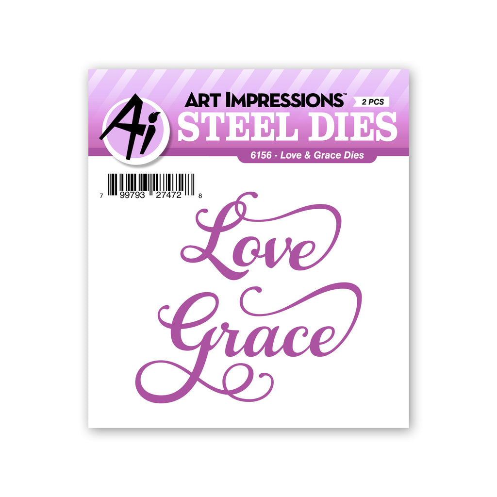 Art Impressions Love and Grace Dies 6156