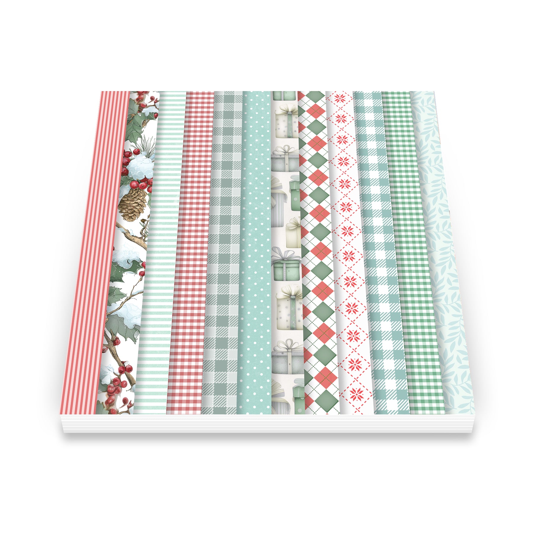 Art Impressions Woodland Christmas 6x6 Inch Paper Pack 6143 more paper patterns included in the pack
