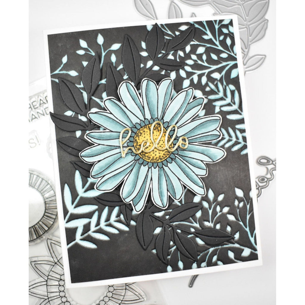Simon Says Stamp Artsy Florals Wafer Dies 1131sdc Sweet Wishes Hello Card | color-code:ALT05