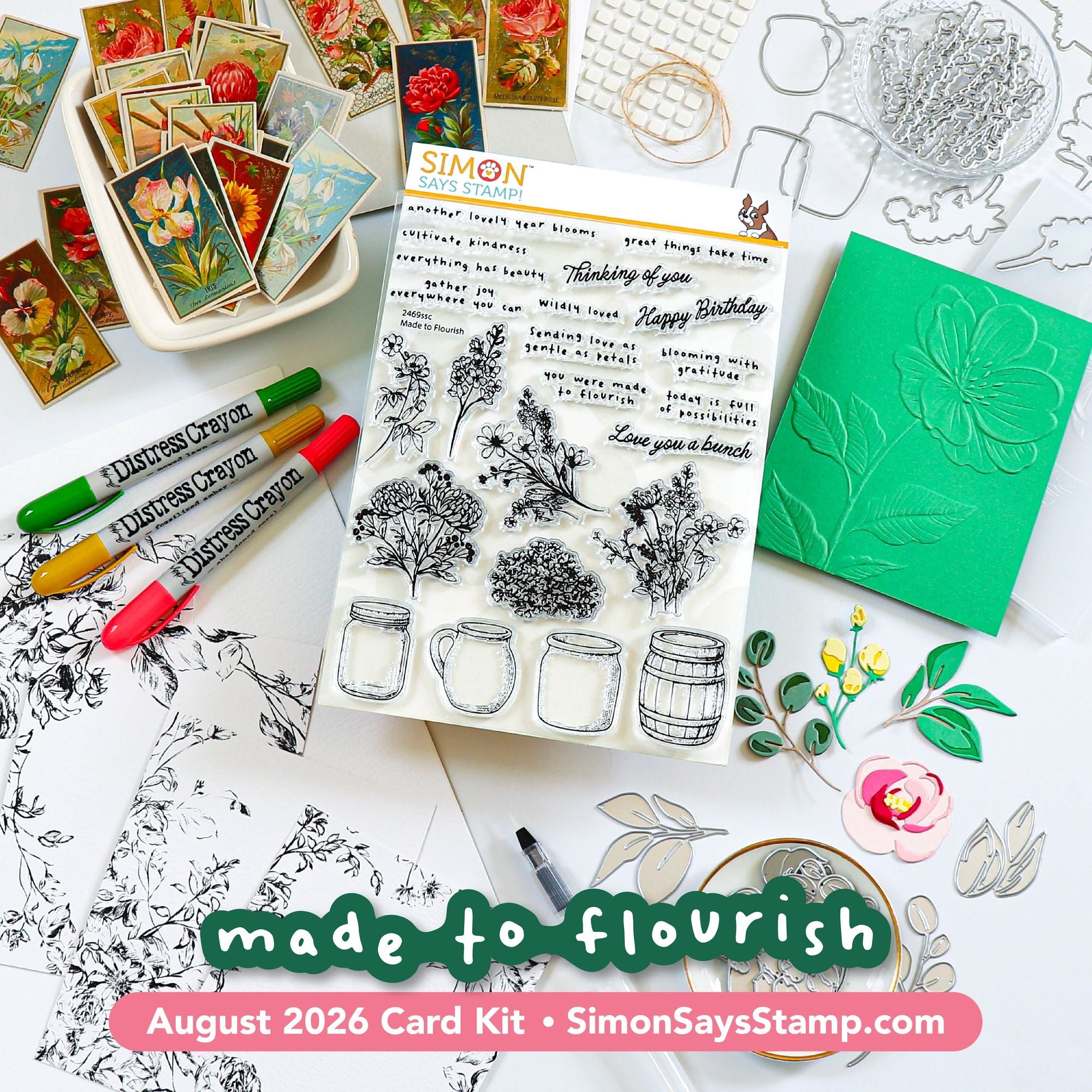 Simon Says Stamp Card Kit of the Month 2026 Subscription! August Start Date