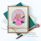 Simon Says Stamp Autumn Arrangement Wafer Dies s976 Sweet Wishes Hello Card