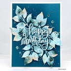Simon Says Stamp Autumn Leaf Branch Wafer Dies s1079 STAMPtember Birthday Card
