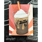 Honey Bee Lovely Layers Coffee Cup Dies hbds-llcofc You Are Awesome Card