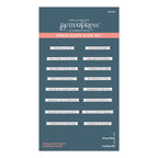 BP-025 Spellbinders Always and Forever Sentiment Strips Press Plate and Die Set Welcome