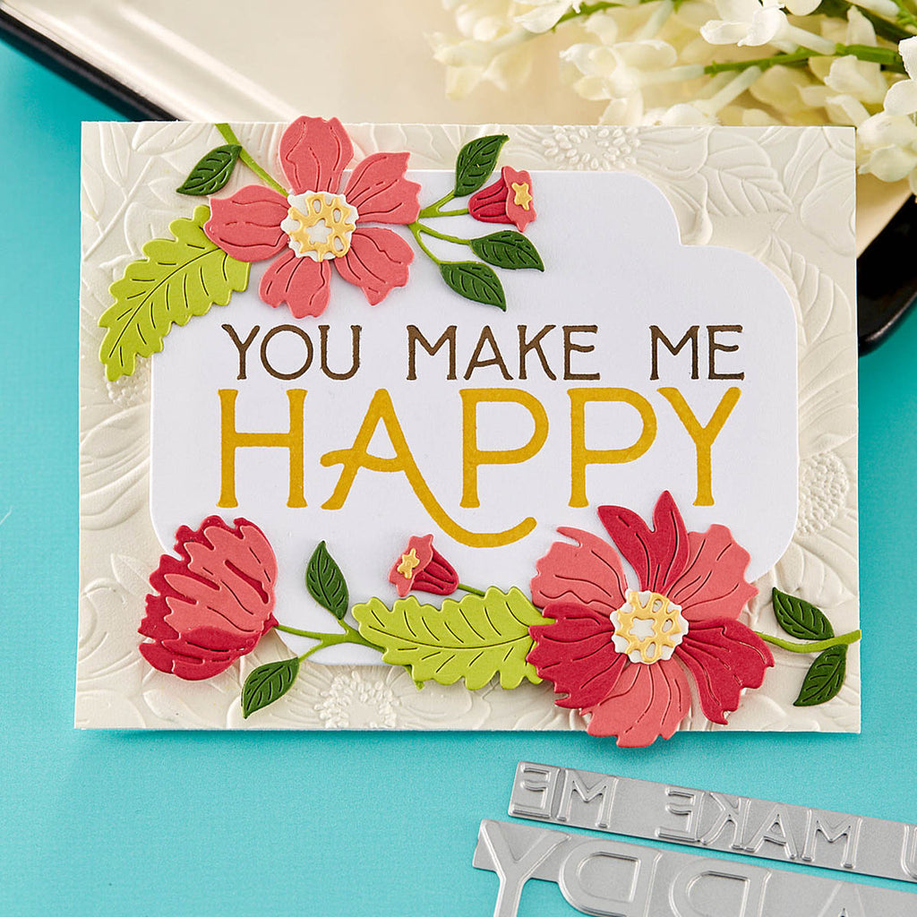 BPI-003 Spellbinders BetterPress Ink Regal Tones Mini 4 Ink Pad Set Happy