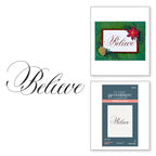 Spellbinders Copperplate Believe Press Plate bp-183