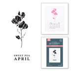 Spellbinders April Sweet Pea Press Plates bp-248