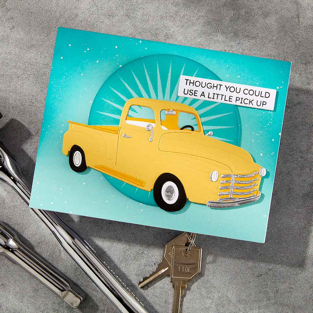 Spellbinders Radiant Starburst BetterPress Plate bp-300 little pick up