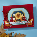 Spellbinders Cuckoo Cottage Sentiments BetterPress Plate and Die Set bp-317