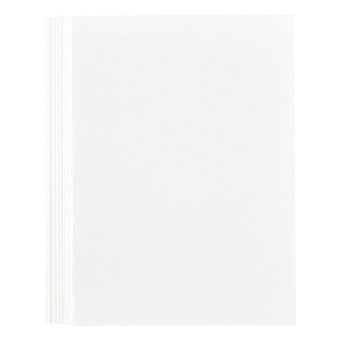 BPC-005 BetterPress Cotton Card Panels A7 Porcelain 25 Pack Porcelain